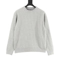 Dior CD Oblique Jacquard Crewneck Sweater — Light Grey