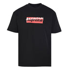 Balenciaga x Supreme Collaboration Logo Print T-Shirt