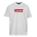 Balenciaga x Supreme Collab Logo Print T-Shirt – White