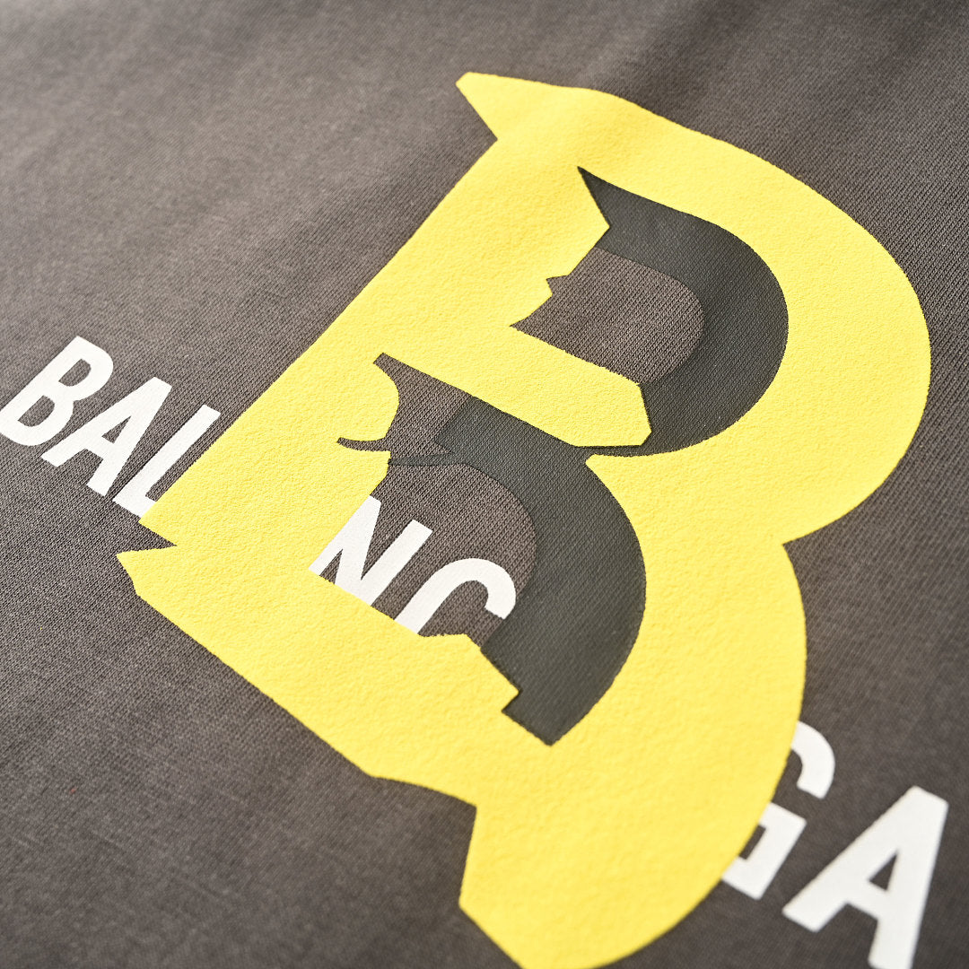 Balenciaga Large 'B' Logo T-Shirt