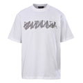 Balenciaga Double Logo Scribble Oversized T-Shirt – White