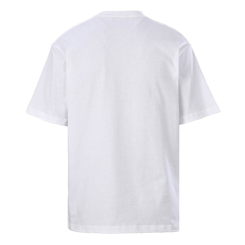 Balenciaga Double Logo Scribble Oversized T-Shirt – White