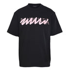 Balenciaga Double Logo Scribble Oversized T-Shirt – black
