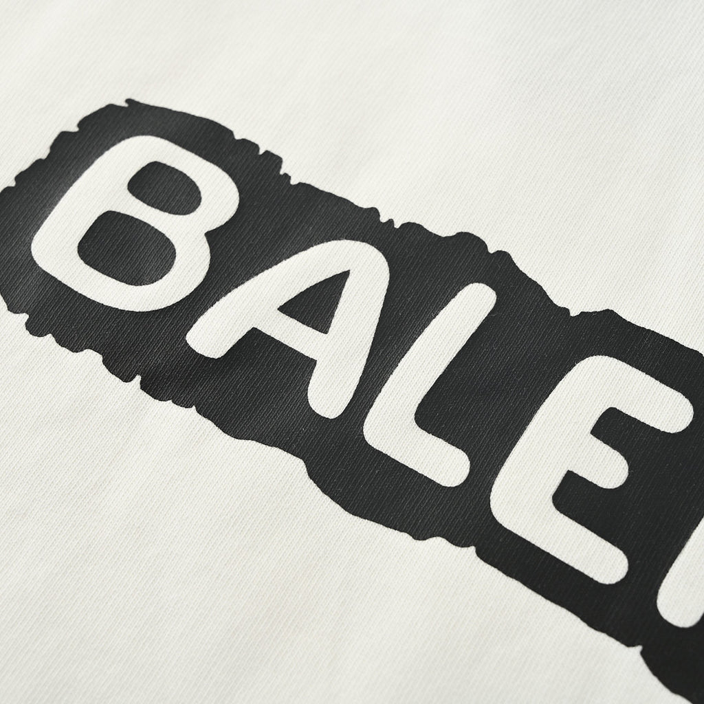 Balenciaga Graffiti Logo Oversized T-Shirt – Off-White
