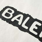 Balenciaga Graffiti Logo Oversized T-Shirt – Off-White