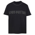 LOUIS VUITTON LV Monogram Flower Logo T-Shirt — Off Black