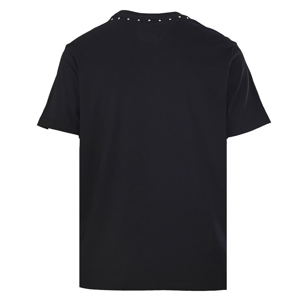 LOUIS VUITTON LV Monogram Flower Logo T-Shirt — Off Black