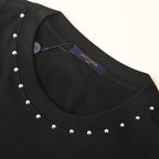 LOUIS VUITTON LV Monogram Flower Logo T-Shirt — Off Black