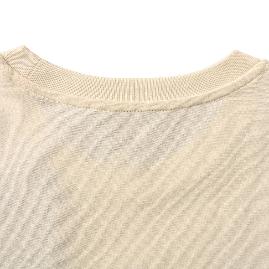 Gucci Monogram T-Shirt with Bear Embroidery and Appliqué