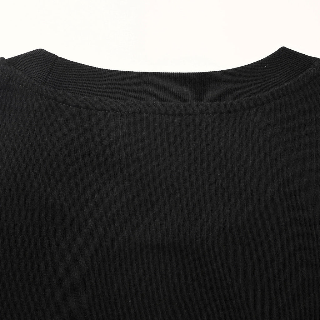 Gucci Monogram T-Shirt with Bear Embroidery and Appliqué