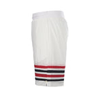 Thom Browne RWB Stripe Cotton Sport Shorts – White