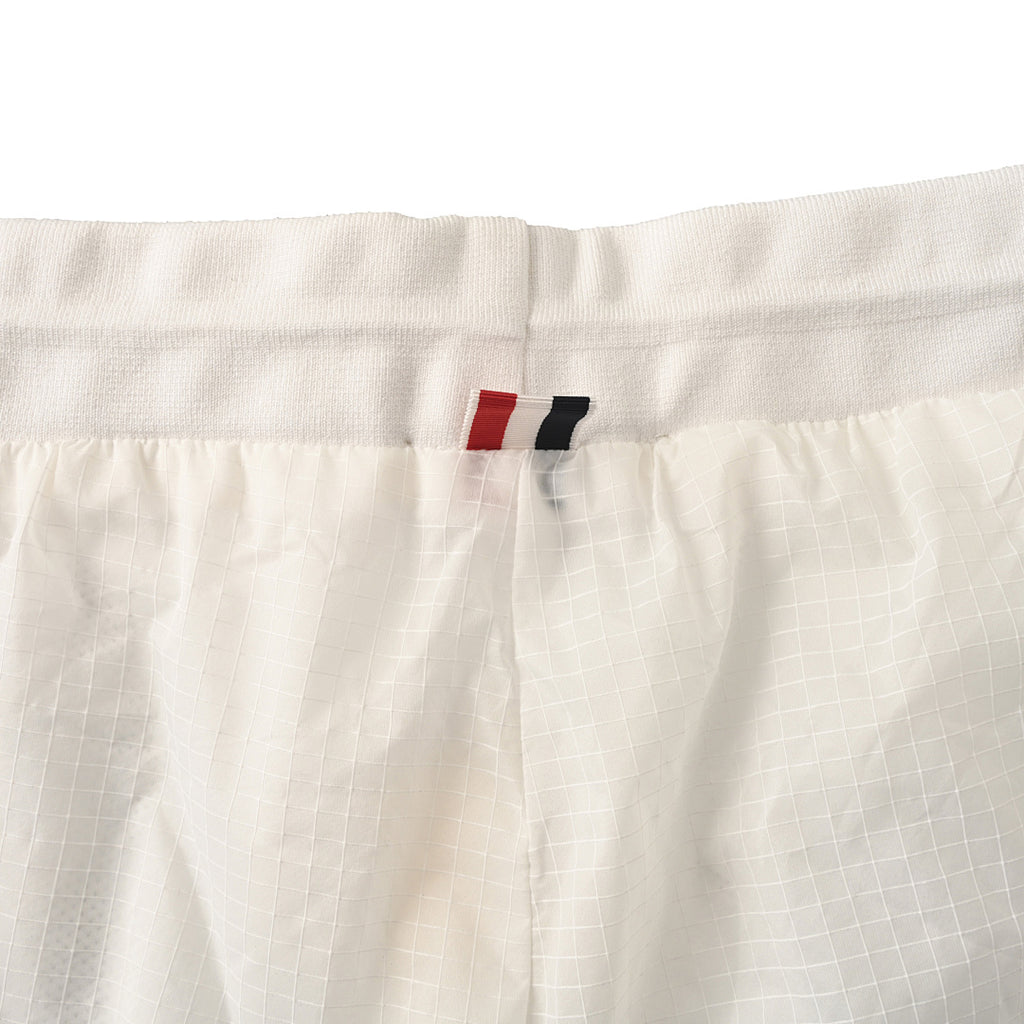 Thom Browne RWB Stripe Cotton Sport Shorts – White