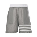 Thom Browne 4-Bar Ripstop Nylon Sport Shorts – Medium Grey