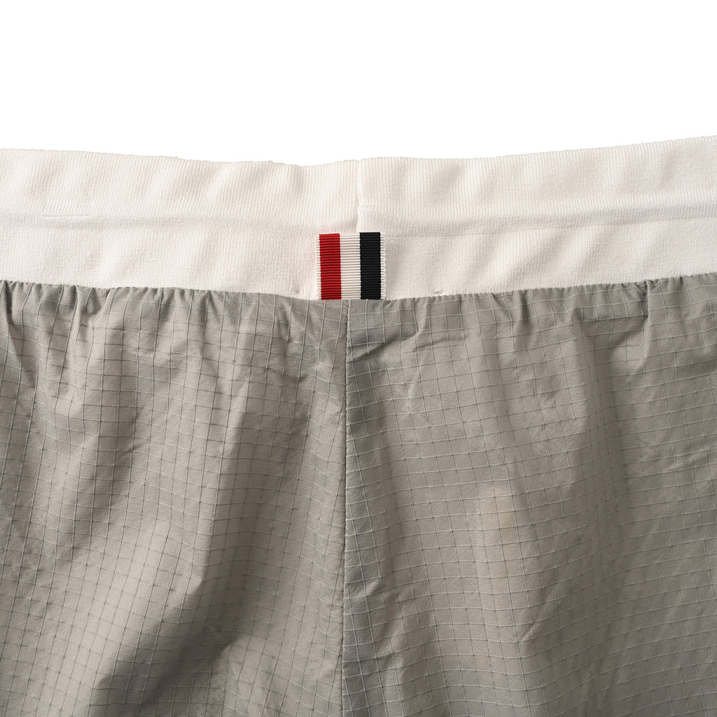 Thom Browne 4-Bar Ripstop Nylon Sport Shorts – Medium Grey