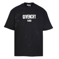 Givenchy Paris Destroyed Distressed Oversized T-Shirt – black