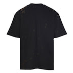 Givenchy Paris Destroyed Distressed Oversized T-Shirt – black