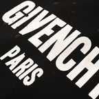Givenchy Paris Destroyed Distressed Oversized T-Shirt – black