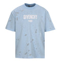 Givenchy Paris Destroyed Distressed Oversized T-Shirt – Sky Blue