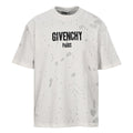Givenchy Paris Destroyed Distressed Oversized T-Shirt – Light Grey