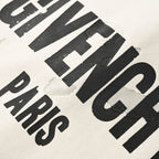 Givenchy Paris Destroyed Distressed Oversized T-Shirt – Light Grey