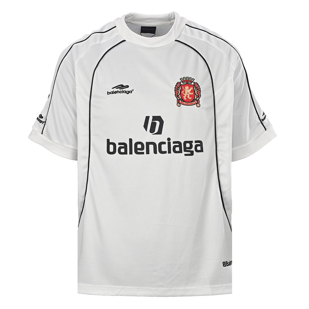Balenciaga Soccer Jersey T-Shirt – Paris No. 10 – White