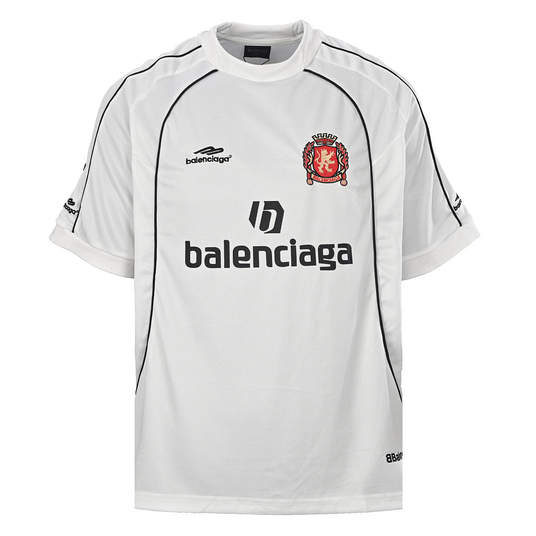 Balenciaga Soccer Jersey T-Shirt – Paris No. 10 – White