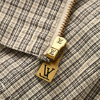 Louis Vuitton Check Hooded Windbreaker Jacket