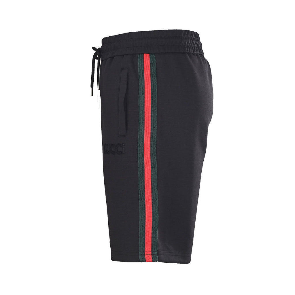 Gucci Web Stripe Technical Jersey Shorts – Black