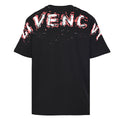 Givenchy 4G Graffiti Paint Splash Oversized T-Shirt – Black