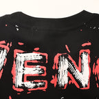 Givenchy 4G Graffiti Paint Splash Oversized T-Shirt – Black