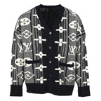 Louis Vuitton Monogram Jacquard Cotton Sweatshirt – Signature LV Heritage Piece