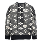 Louis Vuitton Monogram Jacquard Cotton Sweatshirt – Signature LV Heritage Piece