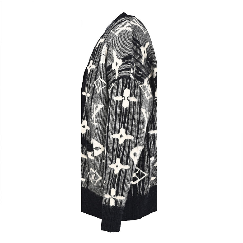 Louis Vuitton Monogram Jacquard Cotton Sweatshirt – Signature LV Heritage Piece