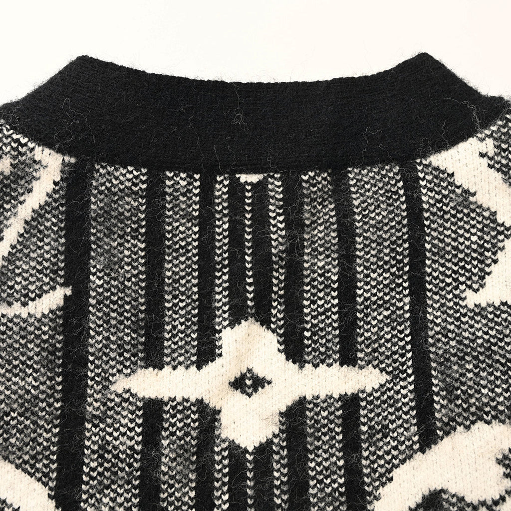 Louis Vuitton Monogram Jacquard Cotton Sweatshirt – Signature LV Heritage Piece