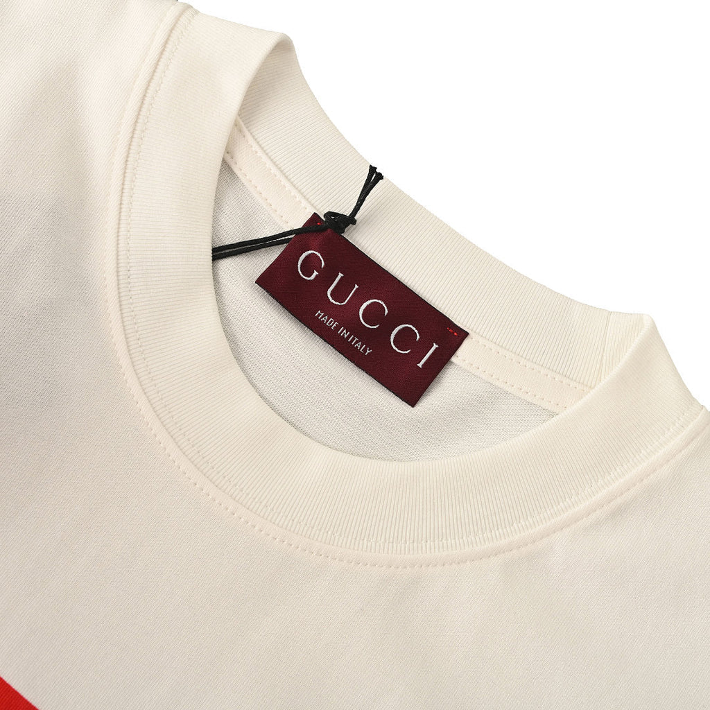 Gucci Nautical Wave-Print Short-Sleeve Shirt