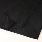 Fendi Roma Perforated Leather Zip Pocket T-Shirt — Black