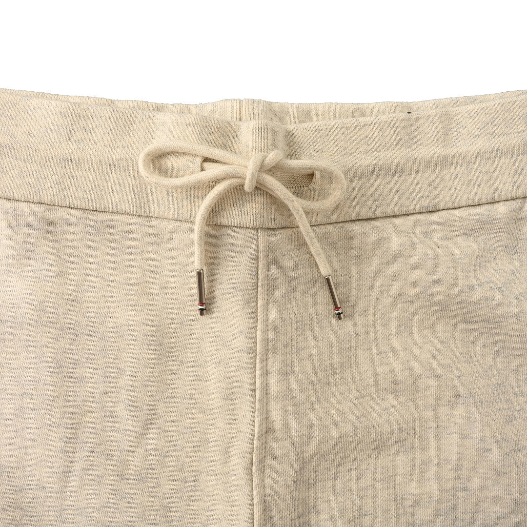 Thom Browne 4-Bar Stripe Sweat Shorts – Natural White