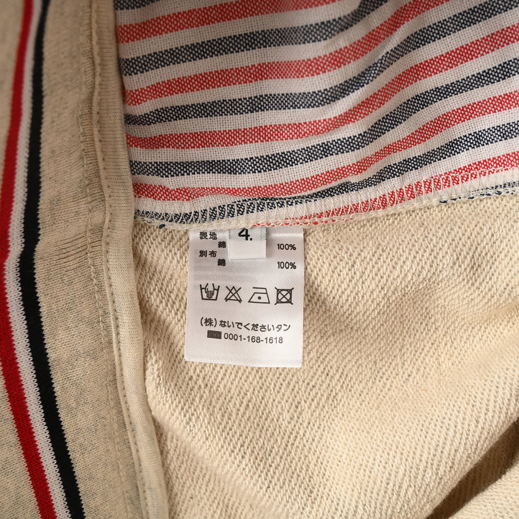 Thom Browne 4-Bar Stripe Sweat Shorts – Natural White