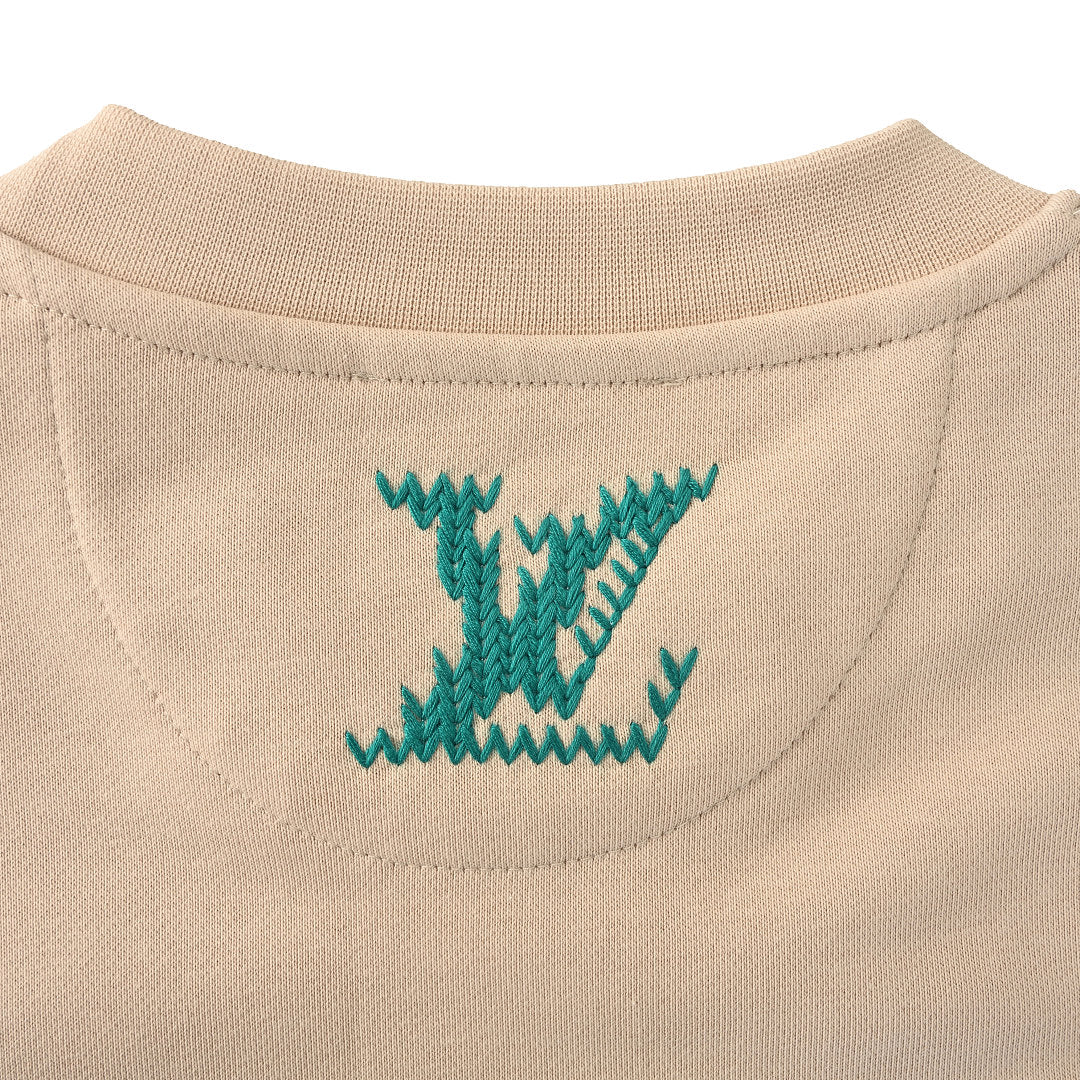 Louis Vuitton Marque Déposée Embroidered Crewneck Sweatshirt