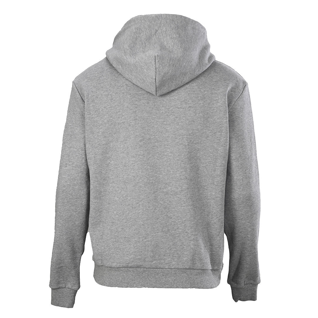 Louis Vuitton Monogram Embroidered Zip Hoodie — Grey