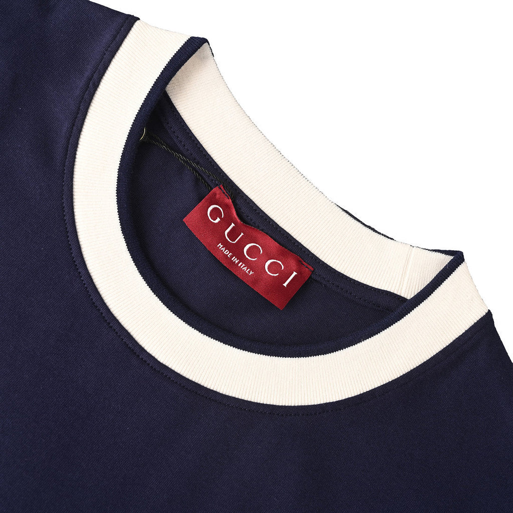 Gucci Double G Embroidered Short-Sleeve Top