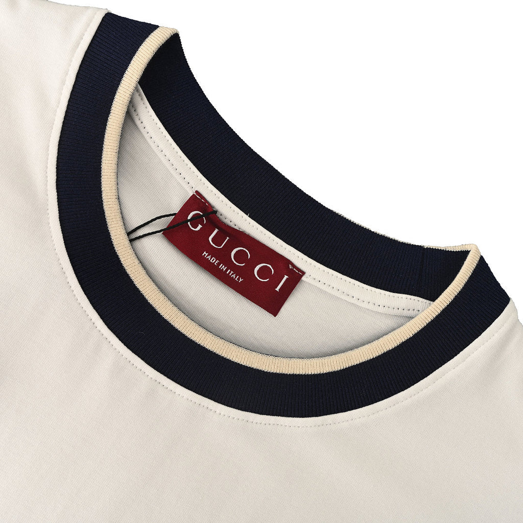 Gucci Double G Embroidered Short-Sleeve Top