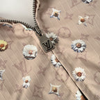 Louis Vuitton LV Monogram Daisy Print Aged Stand-Collar Jacket
