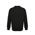 Gucci Black Heavyweight Cotton Crewneck Sweatshirt with Bubble Letter Wordmark