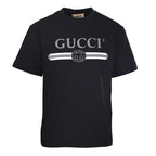Gucci Belt-Print Short-Sleeve Top