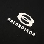 BALENCIAGA Unity Sports Icon Embroidered Double-Ring Color-Block Striped T-Shirt
