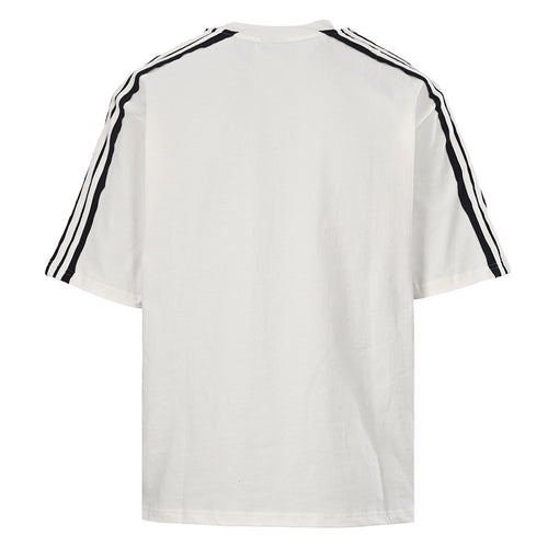 Balenciaga x Adidas Three-Stripe Oversized T-Shirt – White