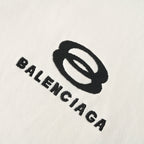 Balenciaga x Adidas Three-Stripe Oversized T-Shirt – White