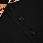 Burberry Short-Sleeve Polo Shirt with Check Collar Detail