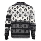 Louis Vuitton Monogram Jacquard Cotton Sweatshirt – Tonal Luxury Streetwear